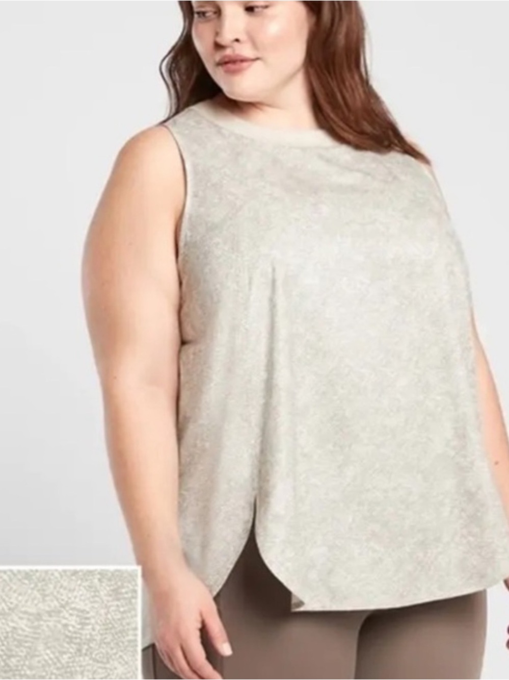 NEW Athleta Zephyr Print Tank women’s sz 3X